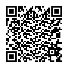 QR-koodi puhelinnumerolle +12016858600