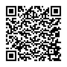 QR код за телефонен номер +12016877354