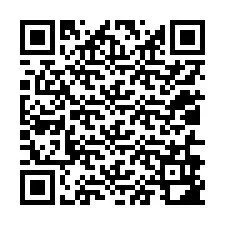 Código QR para número de teléfono +12016982118