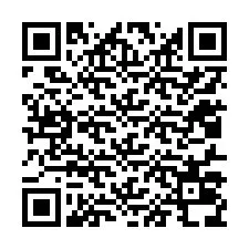 QR-koodi puhelinnumerolle +12017038502