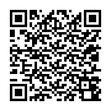 QR код за телефонен номер +12017040428