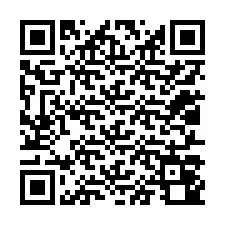 QR-koodi puhelinnumerolle +12017040429