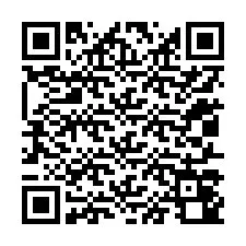 Código QR para número de teléfono +12017040430