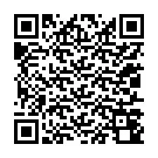 QR код за телефонен номер +12017040434