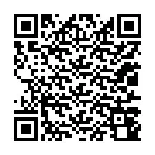 Código QR para número de teléfono +12017040435