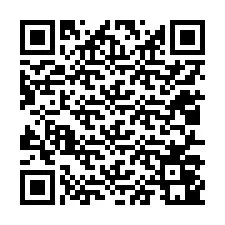 QR kód a telefonszámhoz +12017041722