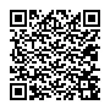 QR kód a telefonszámhoz +12017041723