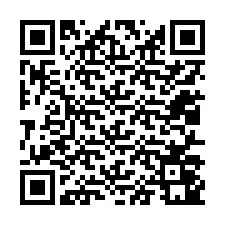 QR kód a telefonszámhoz +12017041727