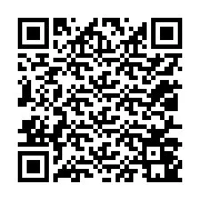 Codice QR per il numero di telefono +12017041729