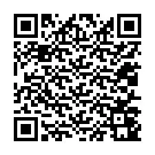 QR kód a telefonszámhoz +12017041733