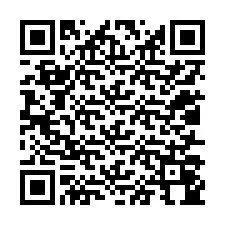 QR код за телефонен номер +12017044298