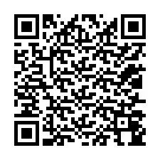 Código QR para número de teléfono +12017044299