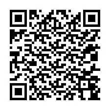 QR-код для номера телефона +12017044300