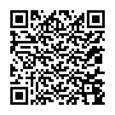 QR-код для номера телефона +12017044301