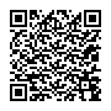 Código QR para número de telefone +12017044515