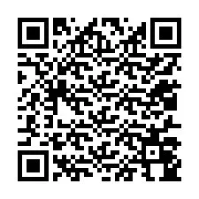 QR-код для номера телефона +12017044516