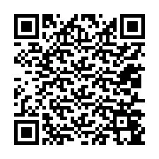 Codice QR per il numero di telefono +12017045637