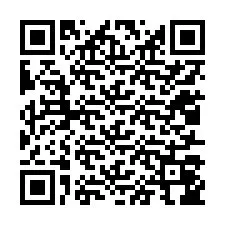 Código QR para número de teléfono +12017046092