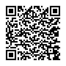 QR код за телефонен номер +12017046096