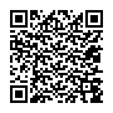 QR-koodi puhelinnumerolle +12017046097