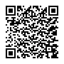 QR код за телефонен номер +12017046098