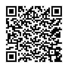 QR код за телефонен номер +12017046099