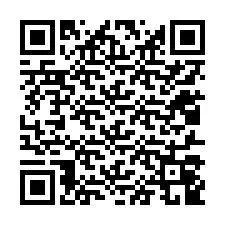 QR Code สำหรับหมายเลขโทรศัพท์ +12017049012