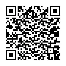 QR код за телефонен номер +12017049013