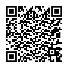 QR код за телефонен номер +12017049015