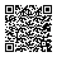 QR-koodi puhelinnumerolle +12017049017