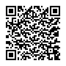 QR-code voor telefoonnummer +12017049018