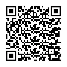 Código QR para número de teléfono +12017073426