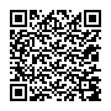 QR-koodi puhelinnumerolle +12017087185