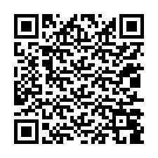 QR код за телефонен номер +12017089490