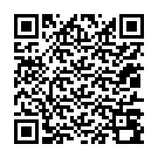 QR-koodi puhelinnumerolle +12017090845