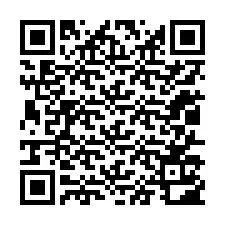 QR код за телефонен номер +12017102775