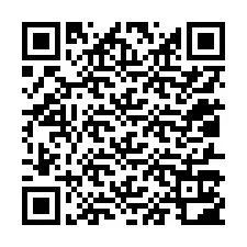 QR-koodi puhelinnumerolle +12017102848