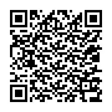 QR kód a telefonszámhoz +12017136188