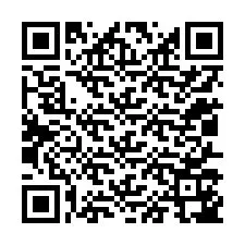 Código QR para número de teléfono +12017147364