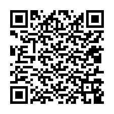 QR код за телефонен номер +12017149042