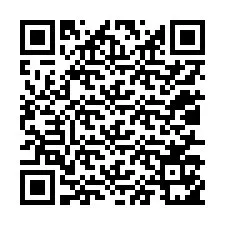 QR kód a telefonszámhoz +12017151798