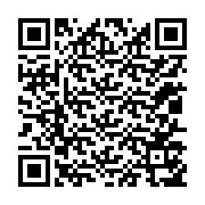 QR-код для номера телефона +12017157771