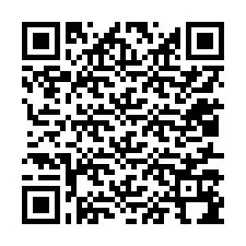 QR Code สำหรับหมายเลขโทรศัพท์ +12017194186