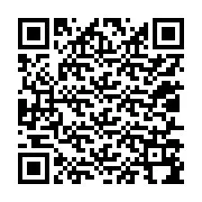 QR-koodi puhelinnumerolle +12017194228