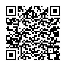 QR-код для номера телефона +12017198672