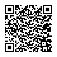 QR-koodi puhelinnumerolle +12017261537