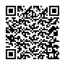 Código QR para número de telefone +12017261561