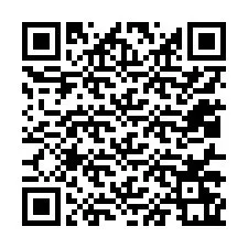 Codice QR per il numero di telefono +12017261707