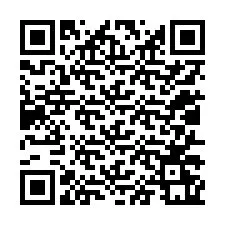 Código QR para número de teléfono +12017261778