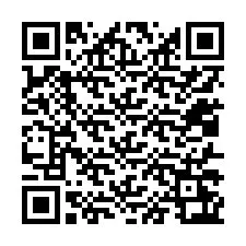 QR-koodi puhelinnumerolle +12017263243